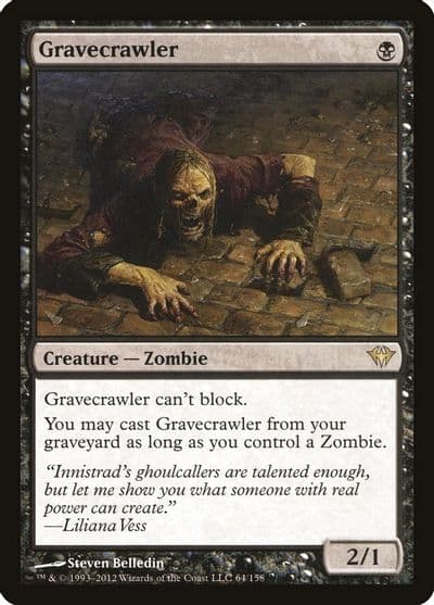 Gravecrawler Dark Ascension Magic card