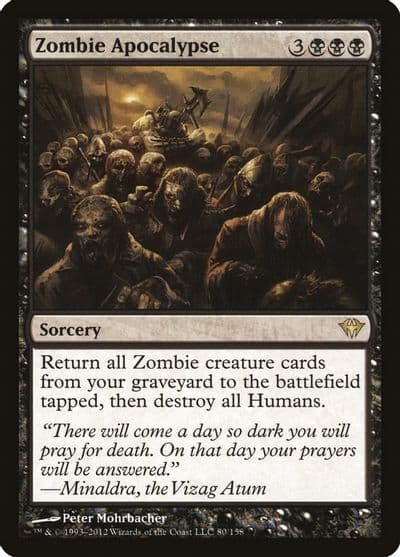 Zombie Apocalypse Dark Ascension Magic card