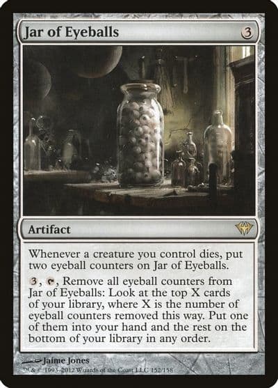 Jar of Eyeballs Dark Ascension Magic card