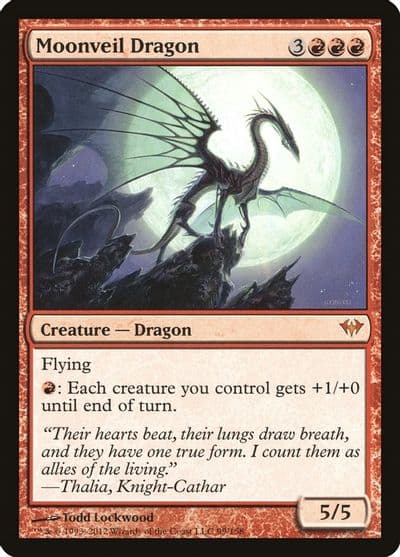 Moonveil Dragon Dark Ascension Magic card