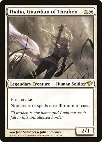 Thalia Guardian of Thraben Dark Ascension Magic card