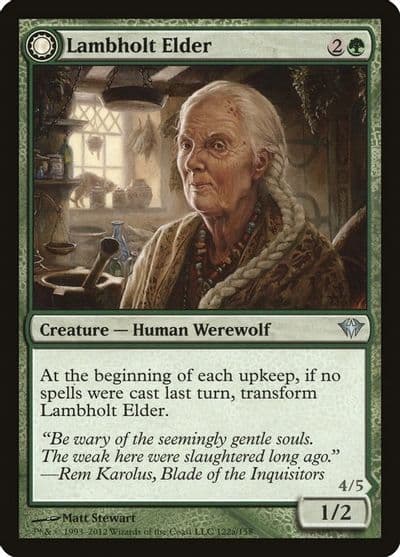 Lambholt Elder Dark Ascension Magic card