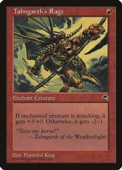 Tahngarths Rage Tempest Magic card