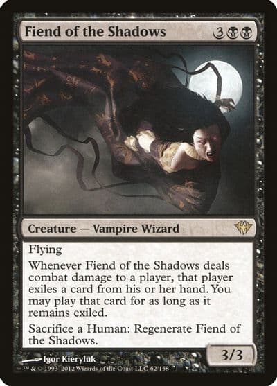 Fiend of the Shadows Dark Ascension Magic card