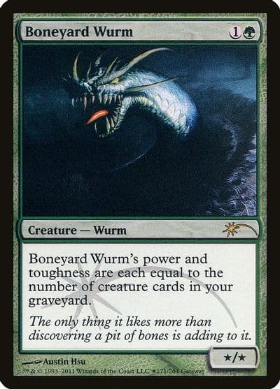 Boneyard Wurm WPN & Gateway Promos Magic card