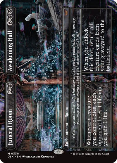 Funeral Room Awakening Hall Borderless Duskmourn: House of Horror Magic card