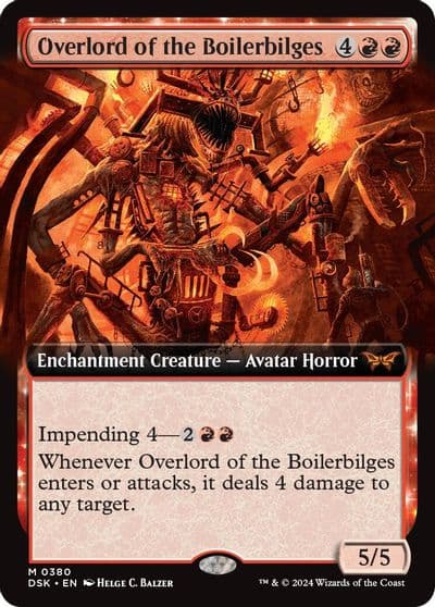Overlord of the Boilerbilges Extended Art Duskmourn: House of Horror Magic card