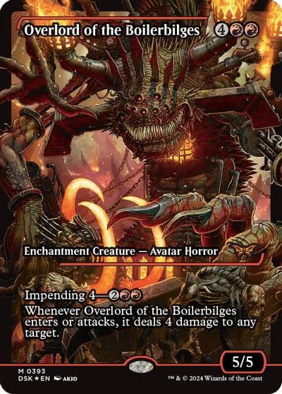 Overlord of the Boilerbilges Showcase Duskmourn: House of Horror Magic card