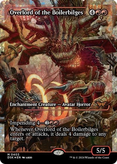 Overlord of the Boilerbilges Showcase Fracture Foil Duskmourn: House of Horror Magic card
