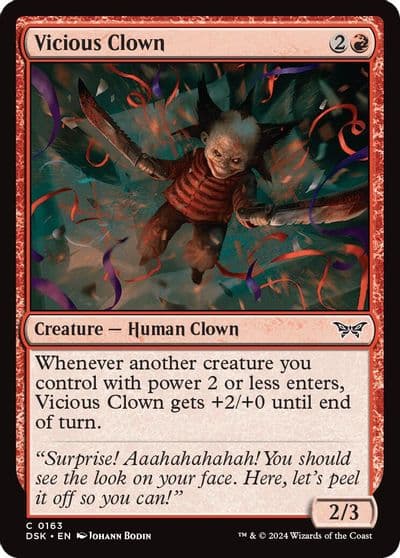 Vicious Clown Duskmourn: House of Horror Magic card