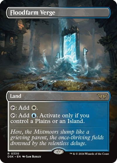 Floodfarm Verge Borderless Duskmourn: House of Horror Magic card