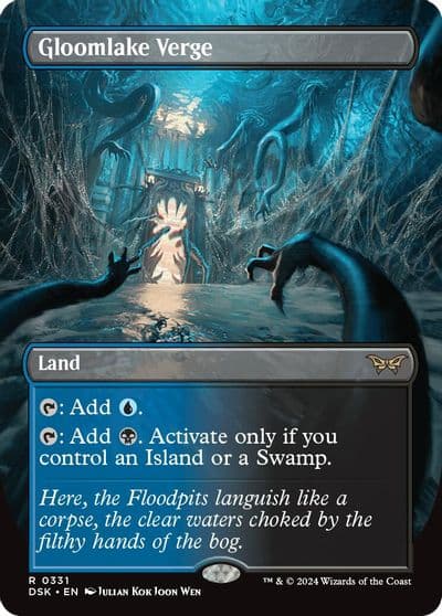 Gloomlake Verge Borderless Duskmourn: House of Horror Magic card
