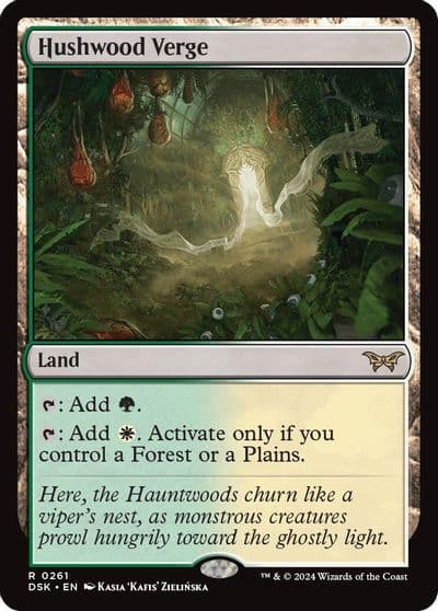 Hushwood Verge Duskmourn: House of Horror Magic card