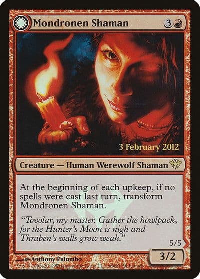 Mondronen Shaman Launch Party & Release Event Promos Magic card