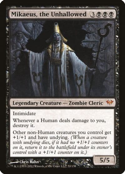 Mikaeus the Unhallowed Dark Ascension Magic card