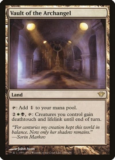Vault of the Archangel Dark Ascension Magic card
