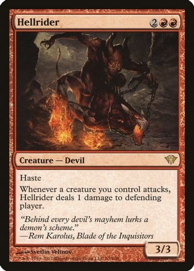 Hellrider Dark Ascension Magic card