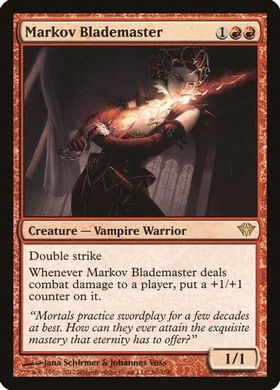 Markov Blademaster Dark Ascension Magic card