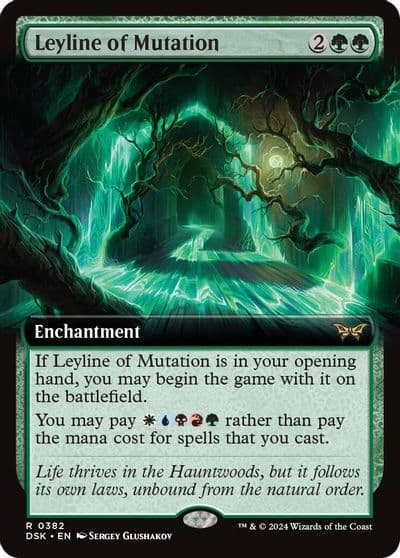 Leyline of Mutation Extended Art Duskmourn: House of Horror Magic card