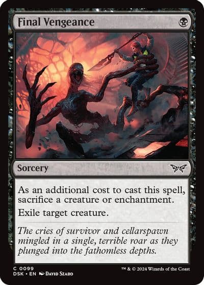 Final Vengeance Duskmourn: House of Horror Magic card