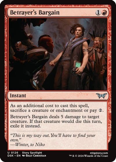 Betrayers Bargain Duskmourn: House of Horror Magic card