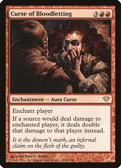 Curse of Bloodletting Dark Ascension Magic card