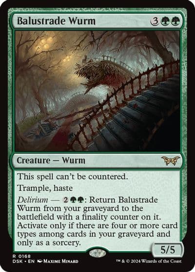 Balustrade Wurm Duskmourn: House of Horror Magic card