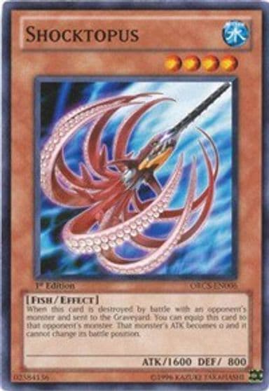 Shocktopus Order of Chaos Yu-Gi-Oh! card