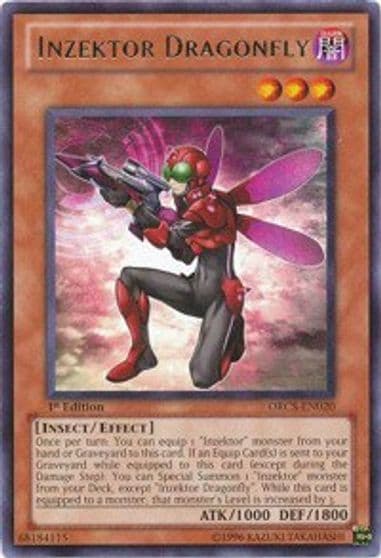 Inzektor Dragonfly Order of Chaos Yu-Gi-Oh! card