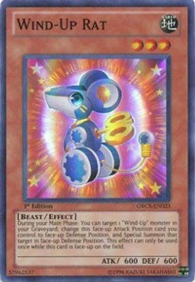 Wind Up Rat Order of Chaos Yu-Gi-Oh! card