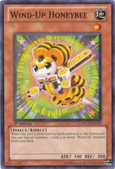Wind Up Honeybee Order of Chaos Yu-Gi-Oh! card