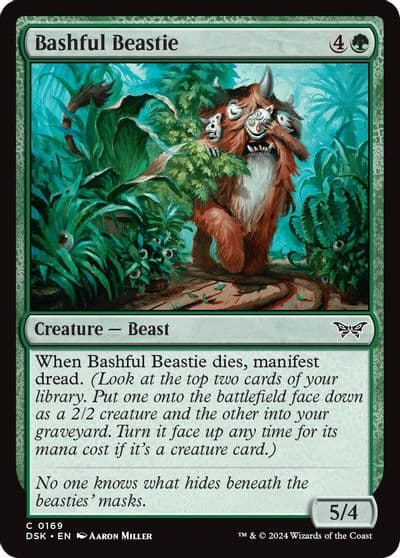 Bashful Beastie Duskmourn: House of Horror Magic card