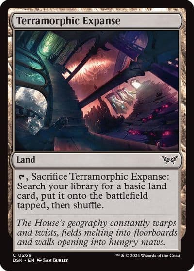 Terramorphic Expanse Duskmourn: House of Horror Magic card