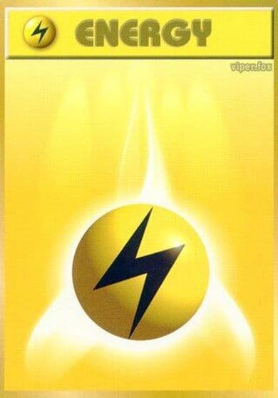 Lightning Energy Expansion Pack Pokemon card
