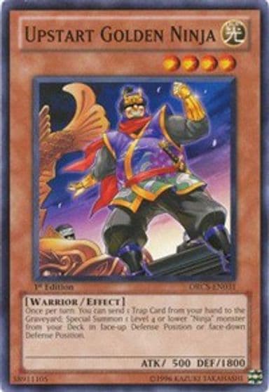 Upstart Golden Ninja Order of Chaos Yu-Gi-Oh! card