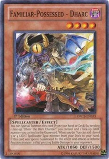 Familiar Possessed Dharc Order of Chaos Yu-Gi-Oh! card