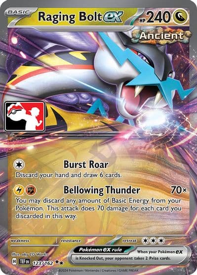 Raging Bolt ex (Wrong Image) Prize Pack Series Cards Pokemon card