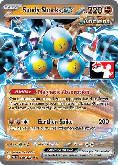 Sandy Shocks ex Prize Pack Series Cards Pokemon card