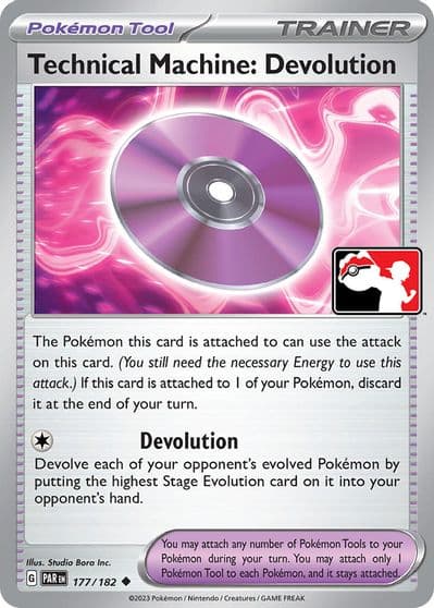 Technical Machine: Devolution Prize Pack Series Cards Pokemon card