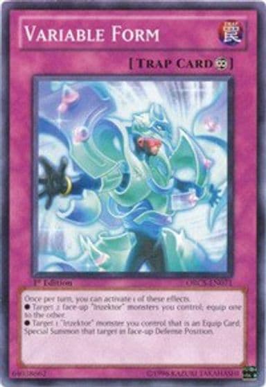 Variable Form Order of Chaos Yu-Gi-Oh! card