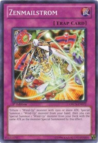 Zenmailstrom Order of Chaos Yu-Gi-Oh! card