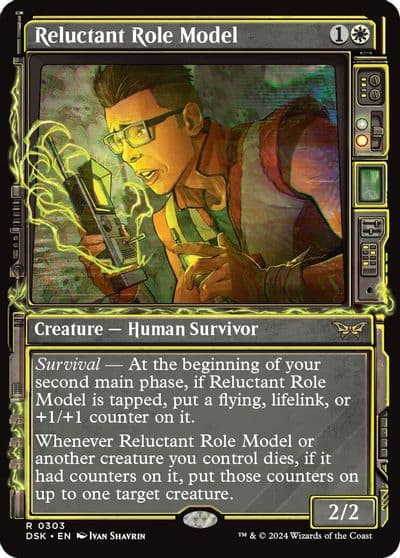 Reluctant Role Model Showcase Duskmourn: House of Horror Magic card