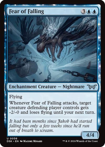 Fear of Falling Duskmourn: House of Horror Magic card