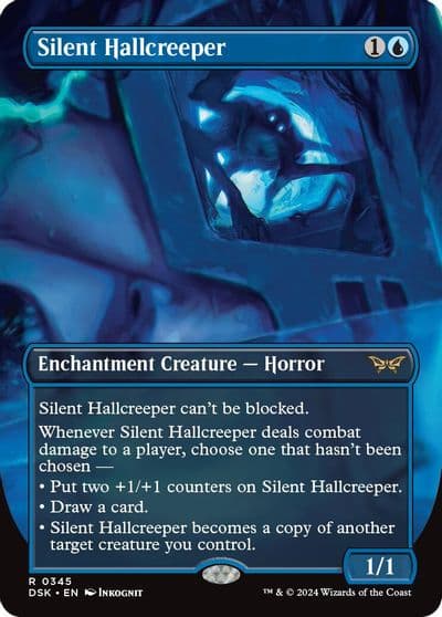 Silent Hallcreeper Borderless Duskmourn: House of Horror Magic card