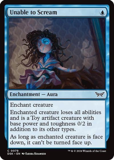 Unable to Scream Duskmourn: House of Horror Magic card