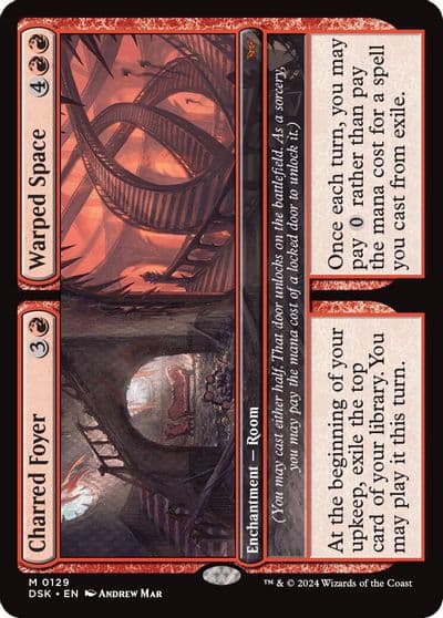 Charred Foyer Warped Space Duskmourn: House of Horror Magic card