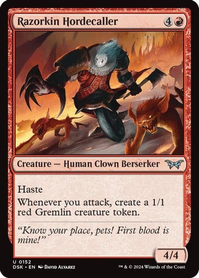 Razorkin Hordecaller Duskmourn: House of Horror Magic card