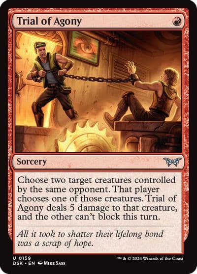 Trial of Agony Duskmourn: House of Horror Magic card