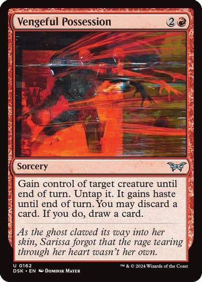 Vengeful Possession Duskmourn: House of Horror Magic card