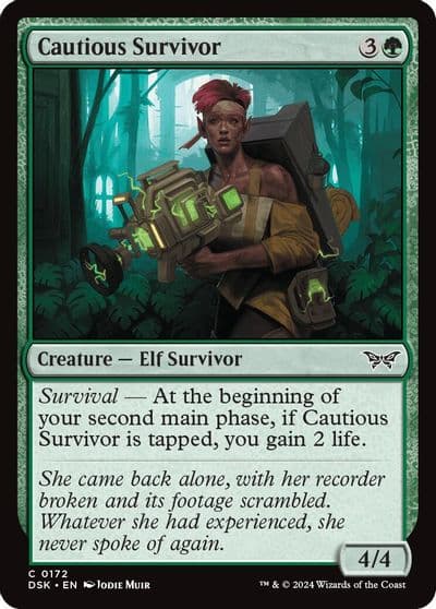 Cautious Survivor Duskmourn: House of Horror Magic card